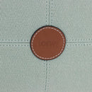 LOEWE Anagram Cushion Tote Bag Canvas Light Green Auth ka6118A-6