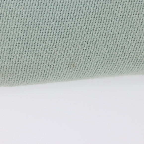 LOEWE Anagram Cushion Tote Bag Canvas Light Green Auth ka6118A