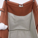 LOEWE Anagram Cushion Tote Bag Canvas Light Green Auth ka6118A-23