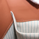 LOEWE Anagram Cushion Tote Bag Canvas Light Green Auth ka6118A-12