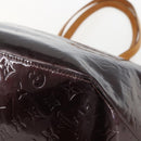 LOUIS VUITTON Monogram Vernis Bellevue GM Tote Bag Amarante M93589 Auth ka612-9