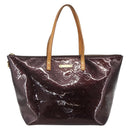 LOUIS VUITTON Monogram Vernis Bellevue GM Tote Bag Amarante M93589 Auth ka612-13