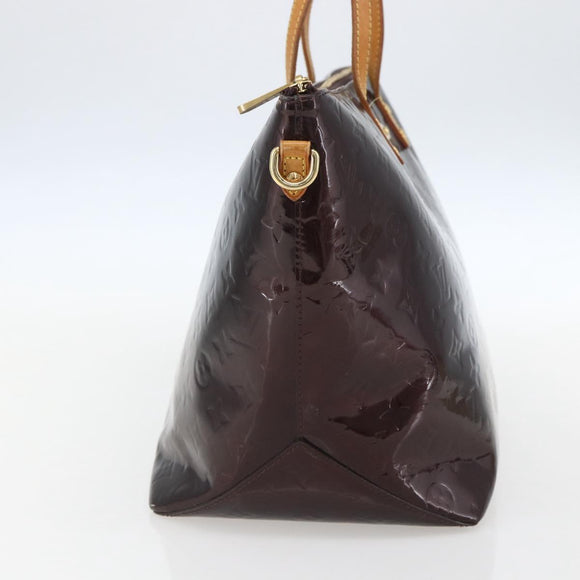LOUIS VUITTON Monogram Vernis Bellevue GM Tote Bag Amarante M93589 Auth ka612