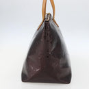 LOUIS VUITTON Monogram Vernis Bellevue GM Tote Bag Amarante M93589 Auth ka612-4