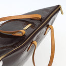 LOUIS VUITTON Monogram Vernis Bellevue GM Tote Bag Amarante M93589 Auth ka612-6