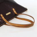 LOUIS VUITTON Monogram Vernis Bellevue GM Tote Bag Amarante M93589 Auth ka612-7