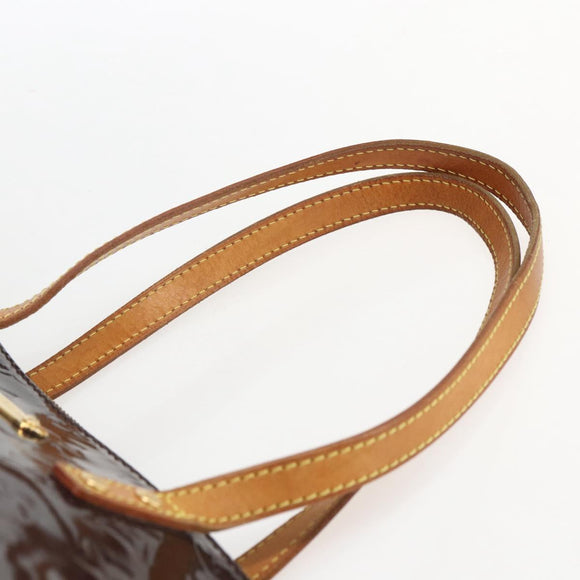 LOUIS VUITTON Monogram Vernis Bellevue GM Tote Bag Amarante M93589 Auth ka612