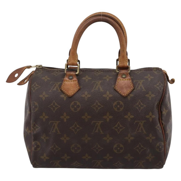 LOUIS VUITTON Monogram Speedy 25 Hand Bag M41528 LV Auth ka6121