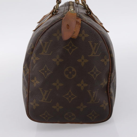 LOUIS VUITTON Monogram Speedy 25 Hand Bag M41528 LV Auth ka6121