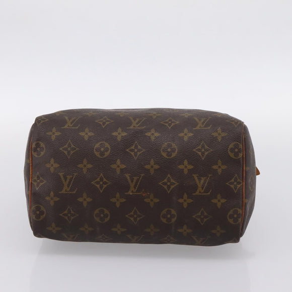 LOUIS VUITTON Monogram Speedy 25 Hand Bag M41528 LV Auth ka6121