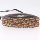 Christian Dior Trotter Canvas Shoulder Bag Beige Silver Auth ka6123A-14
