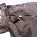 Christian Dior Trotter Canvas Shoulder Bag Beige Silver Auth ka6123A-26