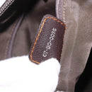 Christian Dior Trotter Canvas Shoulder Bag Beige Silver Auth ka6123A-28