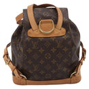 LOUIS VUITTON Monogram Montsouris MM Backpack M51136 LV Auth ka6125A-2