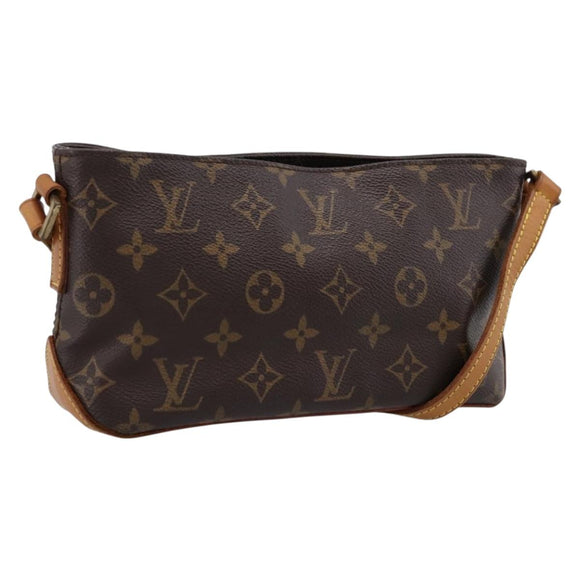 LOUIS VUITTON Monogram Trotteur Shoulder Bag M51240 LV Auth ka6129