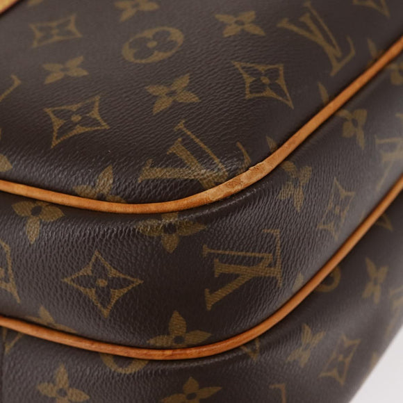 LOUIS VUITTON Monogram Reporter PM Shoulder Bag M45254 LV Auth ka613