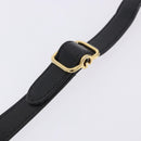 GUCCI GG Shoulder Bag Leather Black Gold Tone 14 001 5519 Auth ka6135-11
