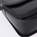 GUCCI GG Shoulder Bag Leather Black Gold Tone 14 001 5519 Auth ka6135-14