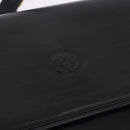 GUCCI GG Shoulder Bag Leather Black Gold Tone 14 001 5519 Auth ka6135-18