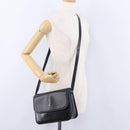 GUCCI GG Shoulder Bag Leather Black Gold Tone 14 001 5519 Auth ka6135-31