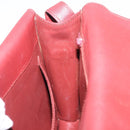 CARTIER Must Line Shoulder Bag Leather Bordeaux Gold Tone Auth ka6136-28