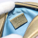 GUCCI GG Marmont Chain Shoulder Bag Leather Gold Pink 550154 Auth ka6138A-17