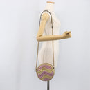 GUCCI GG Marmont Chain Shoulder Bag Leather Gold Pink 550154 Auth ka6138A-22