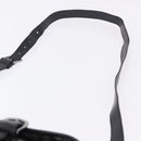 Christian Dior Trotter Canvas Shoulder Bag Black Silver Auth ka6139V-8