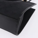 GUCCI GG Canvas Jackie Hand Bag Black Silver 002 1073 Auth ka6140A-18