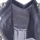 GUCCI GG Canvas Jackie Hand Bag Black Silver 002 1073 Auth ka6140A-22