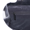 GUCCI GG Canvas Jackie Hand Bag Black Silver 002 1073 Auth ka6140A-24