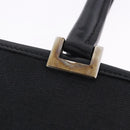 GUCCI GG Canvas Jackie Hand Bag Black Silver 002 1073 Auth ka6140A-28