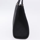 GUCCI GG Canvas Jackie Hand Bag Black Silver 002 1073 Auth ka6140A-6