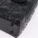 Christian Dior Canage Hand Bag Leather 2way Black Auth ka6141SAV-17