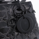 Christian Dior Canage Hand Bag Leather 2way Black Auth ka6141SAV-18