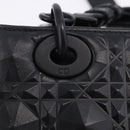 Christian Dior Canage Hand Bag Leather 2way Black Auth ka6141SAV-19