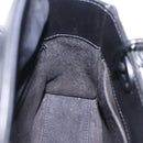 Christian Dior Canage Hand Bag Leather 2way Black Auth ka6141SAV-22