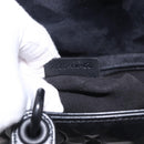 Christian Dior Canage Hand Bag Leather 2way Black Auth ka6141SAV-26