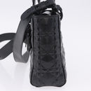Christian Dior Canage Hand Bag Leather 2way Black Auth ka6141SAV-4