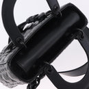 Christian Dior Canage Hand Bag Leather 2way Black Auth ka6141SAV-7