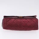 CHANEL 2.55 Matelasse Chain Shoulder Bag Lamb Skin Red Gold CC Auth ka6142SAV-5