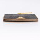 Christian Dior Honeycomb Chain Shoulder Bag PVC Black Gold Tone Auth ka6143A-10