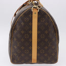 LOUIS VUITTON Monogram Keepall Bandouliere 55 Boston Bag M41414 LV Auth ka6148-10