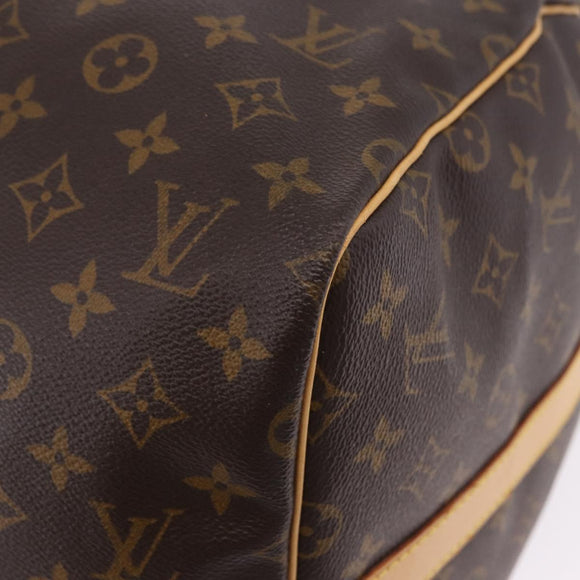 LOUIS VUITTON Monogram Keepall Bandouliere 55 Boston Bag M41414 LV Auth ka6148
