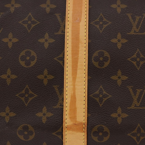 LOUIS VUITTON Monogram Keepall Bandouliere 55 Boston Bag M41414 LV Auth ka6148