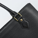 LOUIS VUITTON Epi Sac Plat PM Hand Bag Black M58658 LV Auth ka615-18