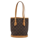 LOUIS VUITTON Monogram Bucket PM Shoulder Bag M42238 LV Auth ka6150-13