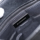 BURBERRY Nova Check Shoulder Bag Canvas Beige Silver Auth ka6151-16
