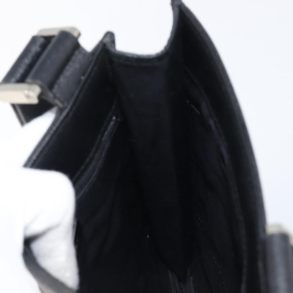 BURBERRY Nova Check Shoulder Bag Canvas Beige Silver Auth ka6151