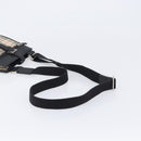 BURBERRY Nova Check Shoulder Bag Canvas Beige Silver Auth ka6151-7